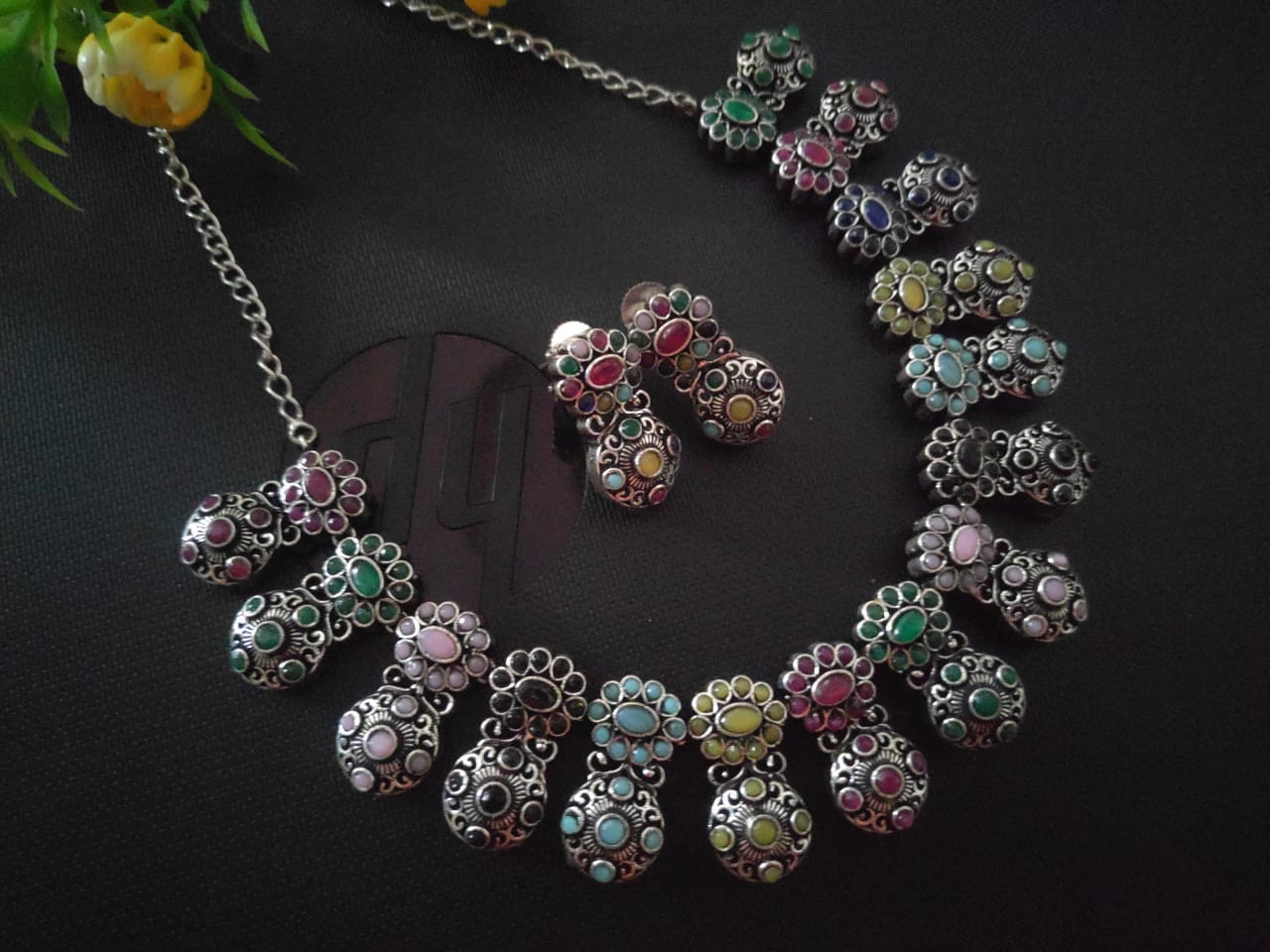 Multi colour Jewellery set