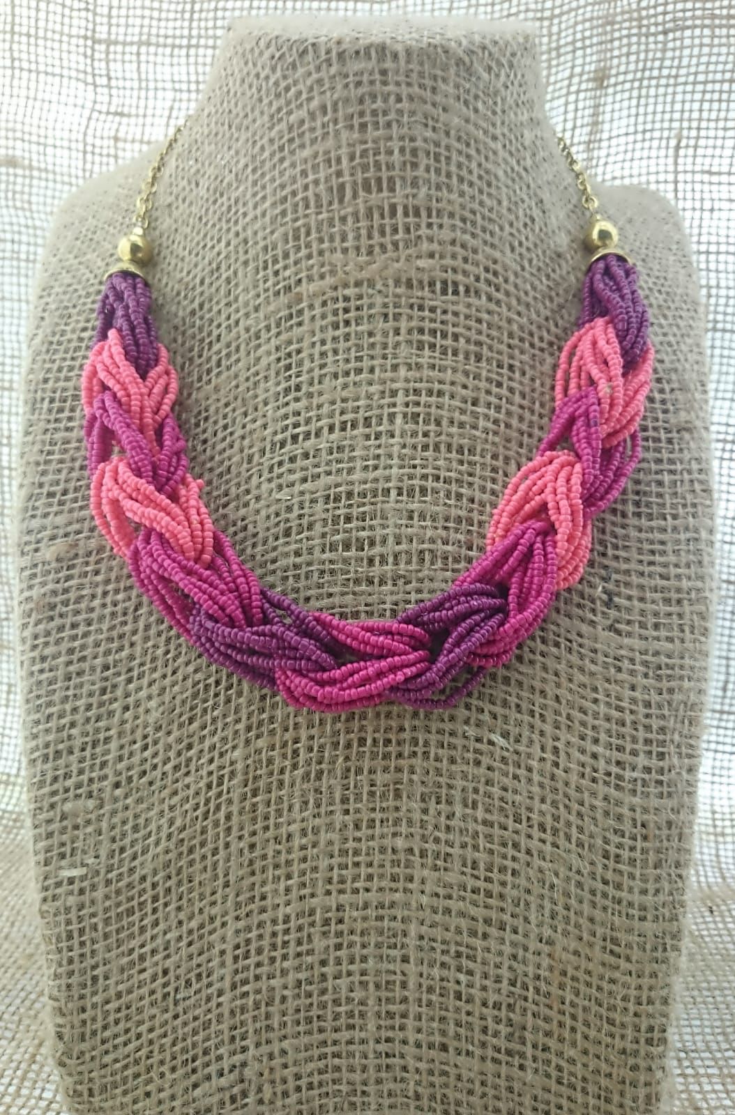 Pink Bead Necklace