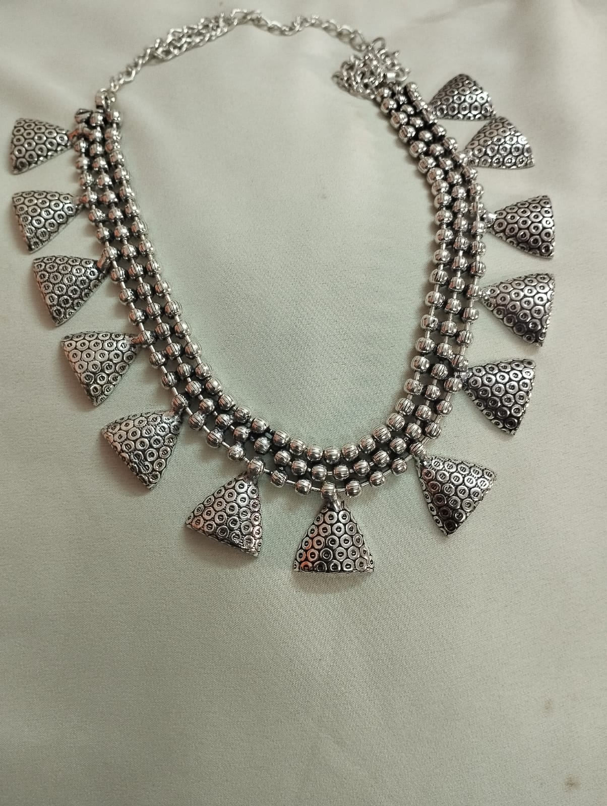 Silver Trigon Necklace