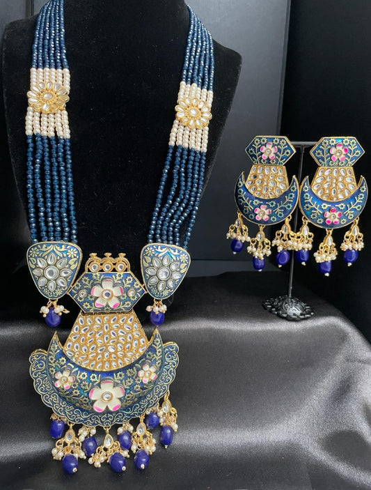 Siffat- Minakari Long Necklace set